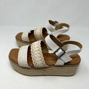 Chinese Laundry Espadrille Platform Sandals Cottage Boho